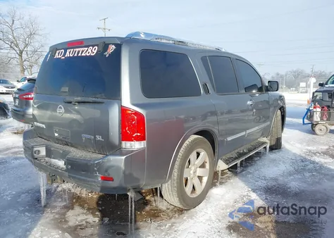 2013 Nissan Armada Sl from USA, damaged, VIN 5N1BA0NDXDN609988